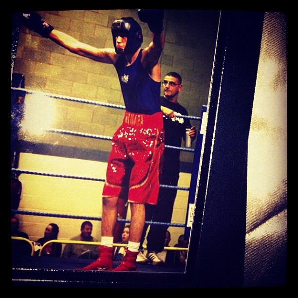 Handsfree sponsored boxer Billy McNamara fights in ABA Senior novice championships semi-final