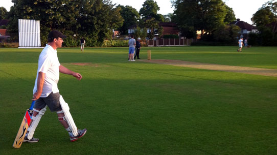 Handsfree take to the field with Mercedes in testing charity cricket match